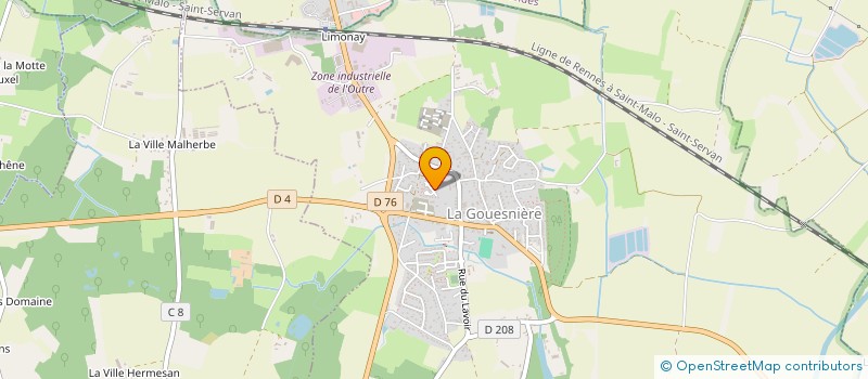 localisation de l'entreprise MONSIEUR ROBERTO RIVAS DIAZ  LA GOUESNIERE