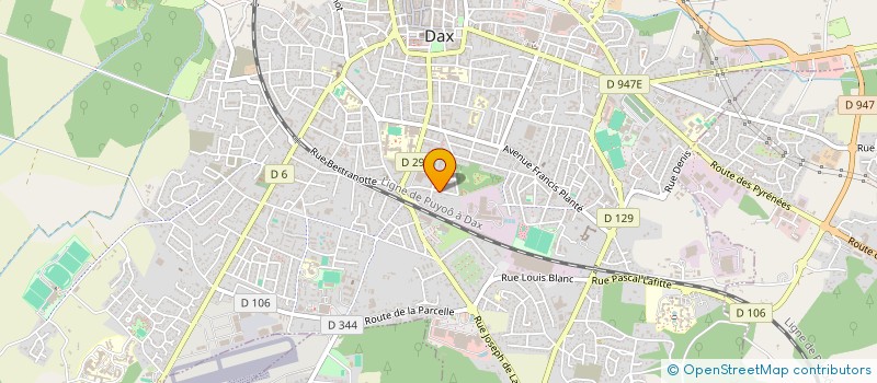 localisation de l'entreprise MONSIEUR ROBERTO ROMAN à DAX
