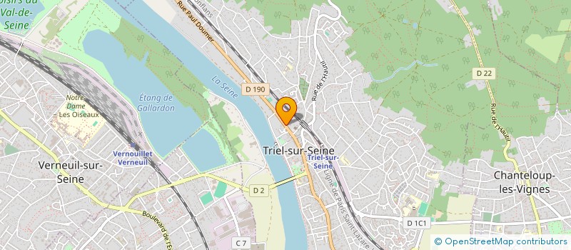 localisation de l'entreprise MONSIEUR ROBERTO SARMENTO SOBRINHO  TRIEL-SUR-SEINE