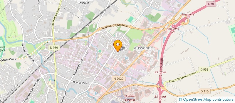 localisation de l'entreprise MONSIEUR ROBERTO SEVILLA ASTUDILLO  MONTAUBAN