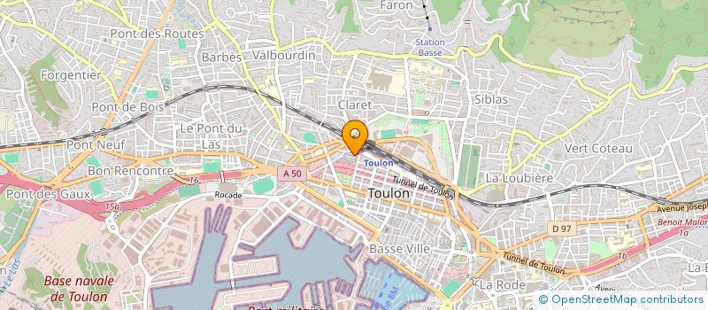 localisation de l'entreprise MONSIEUR ROBERTO SFIRNACIUC  TOULON