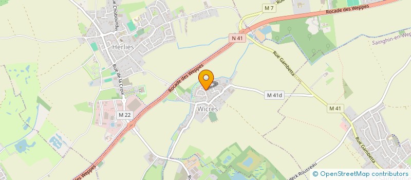 localisation de l'entreprise MONSIEUR ROBERTO STRANGES  WICRES