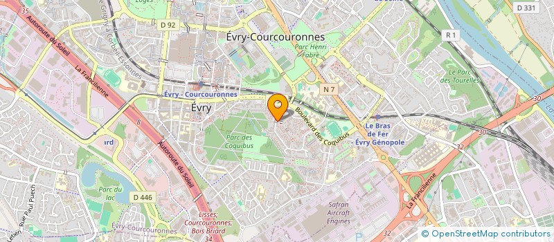 localisation de l'entreprise MONSIEUR ROBERTO TAGUIAZUCCHI à EVRY-COURCOURONNES