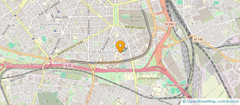localisation de l'entreprise MONSIEUR ROBERTO TAVARES SANCHES à LILLE
