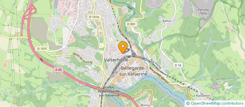 localisation de l'entreprise MONSIEUR ROBERTO VEIRAS à VALSERHONE