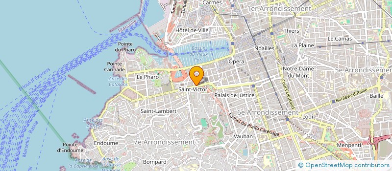 localisation de l'entreprise MONSIEUR ROBERTO VENTURI à MARSEILLE