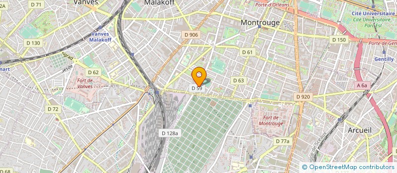 localisation de l'entreprise MONSIEUR ROBERTS RAPSS  MONTROUGE