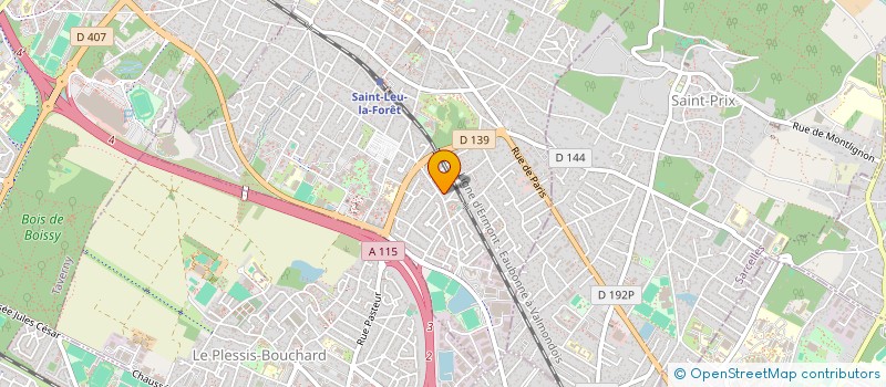 localisation de l'entreprise MONSIEUR ROBERTSON OSCAR  ST LEU LA FORET