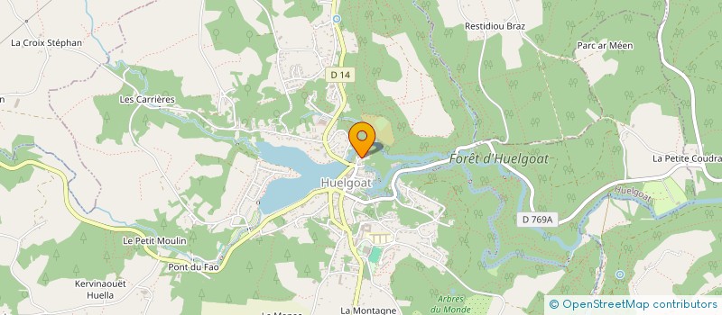 localisation de l'entreprise MONSIEUR ROBERTUS KOOPMANS  HUELGOAT