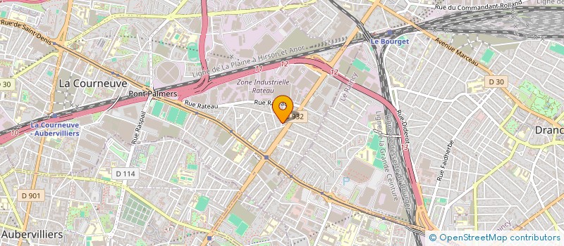 localisation de l'entreprise MONSIEUR ROBI BARUA à LA COURNEUVE