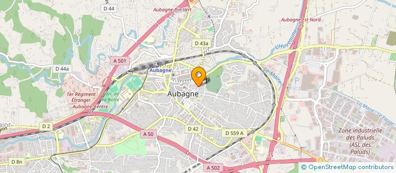 localisation de l'entreprise MONSIEUR ROBIN AGOBIAN  AUBAGNE