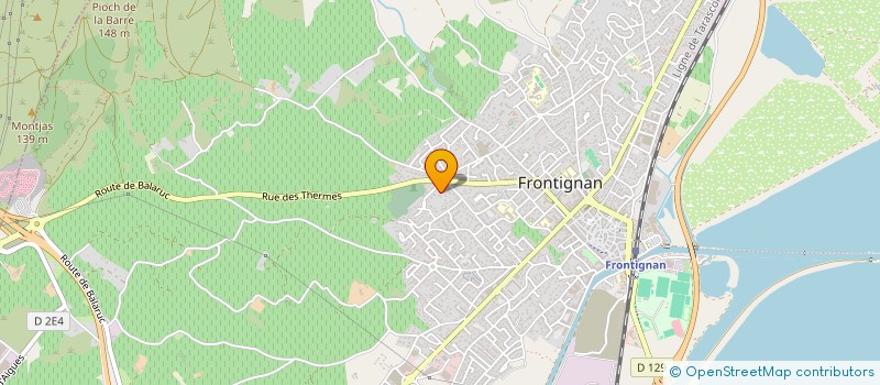 localisation de l'entreprise MONSIEUR ROBIN AGOPIAN à FRONTIGNAN