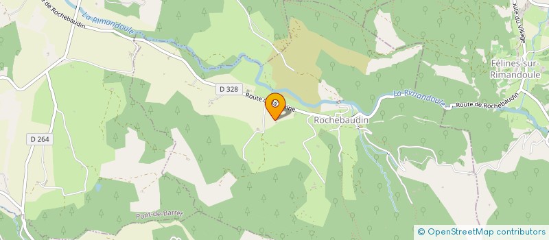 localisation de l'entreprise MONSIEUR ROBIN ALAMICHEL  ROCHEBAUDIN