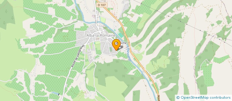 localisation de l'entreprise MONSIEUR ROBIN ARLAUD à ALBA-LA-ROMAINE
