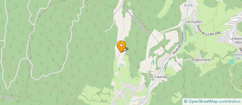 localisation de l'entreprise MONSIEUR ROBIN ARNAUD  CORRENCON-EN-VERCORS