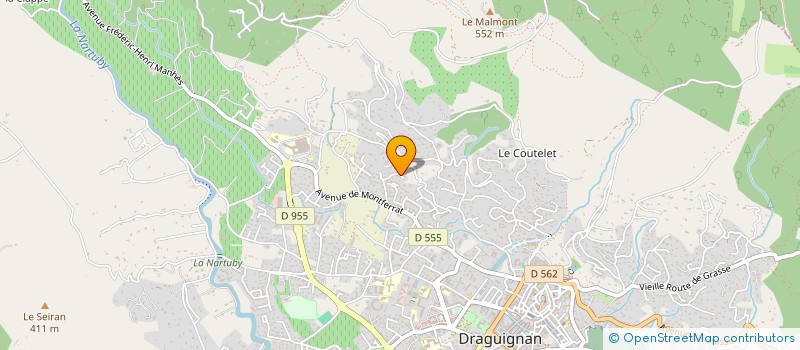 localisation de l'entreprise MONSIEUR ROBIN AUMONT à DRAGUIGNAN