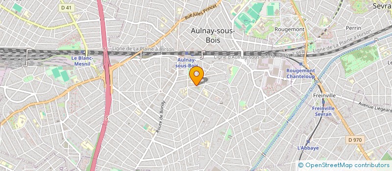 localisation de l'entreprise MONSIEUR ROBIN AZOULAY à AULNAY-SOUS-BOIS