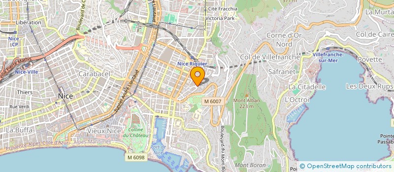 localisation de l'entreprise MONSIEUR ROBIN BAIRD  NICE