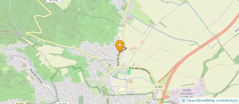 localisation de l'entreprise MONSIEUR ROBIN BALL  UFFHOLTZ