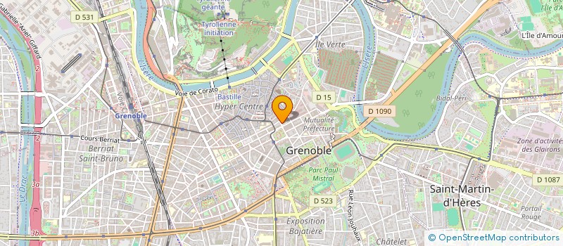 localisation de l'entreprise MONSIEUR ROBIN BARADEL à GRENOBLE