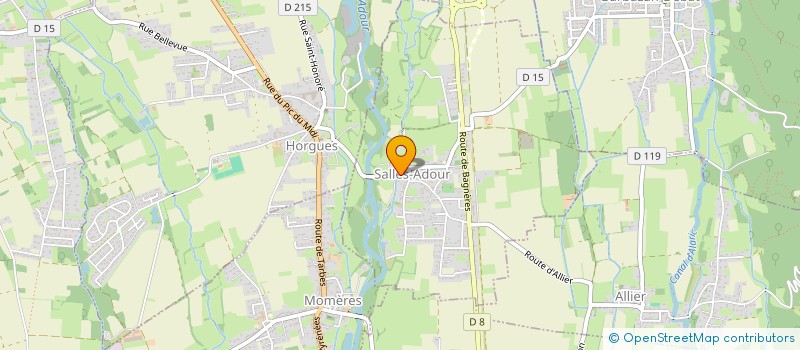 localisation de l'entreprise MONSIEUR ROBIN BATAC  SALLES-ADOUR