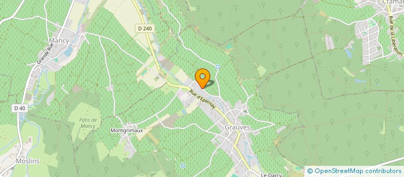 localisation de l'entreprise MONSIEUR ROBIN BAUCHET  GRAUVES