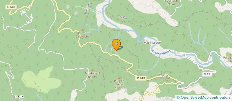 localisation de l'entreprise MONSIEUR ROBIN BAUX  REYNES