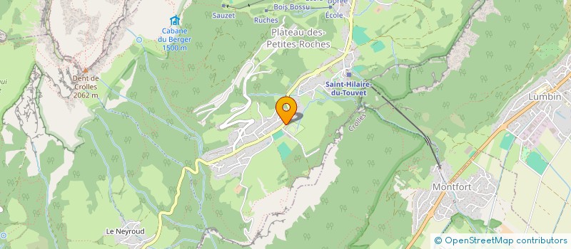 localisation de l'entreprise MONSIEUR ROBIN BERTHOLET  PLATEAU-DES-PETITES-ROCHES