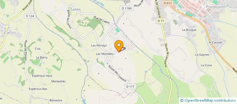 localisation de l'entreprise MONSIEUR ROBIN BERTRAND  SALIES