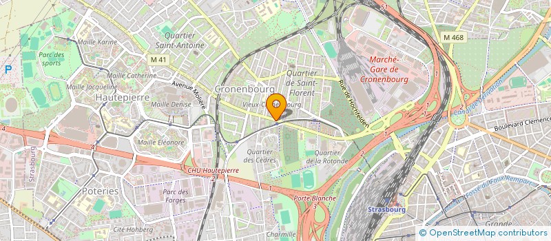 localisation de l'entreprise MONSIEUR ROBIN BIRGE à STRASBOURG