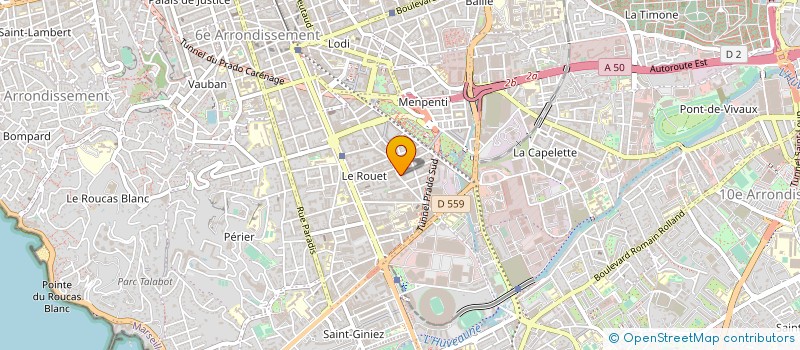 localisation de l'entreprise MONSIEUR ROBIN BODAS  MARSEILLE