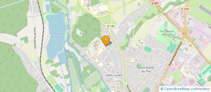 localisation de l'entreprise MONSIEUR ROBIN BONNELLIER  BEAUVAIS