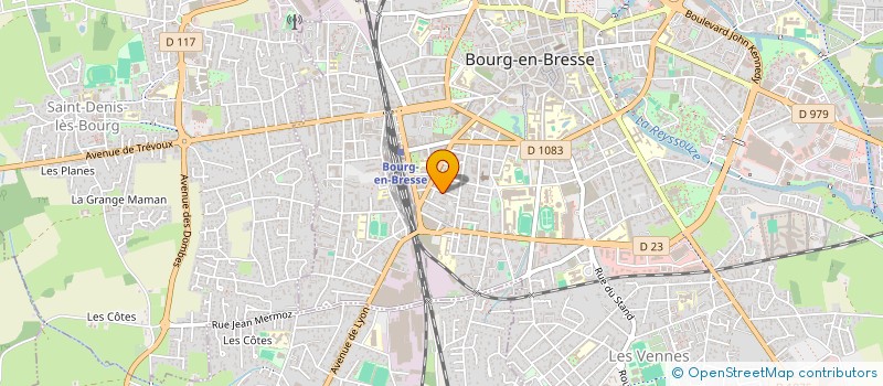 localisation de l'entreprise MONSIEUR ROBIN BORGET à BOURG-EN-BRESSE