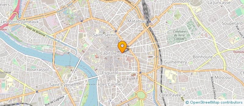 localisation de l'entreprise MONSIEUR ROBIN BOUDIER  TOULOUSE