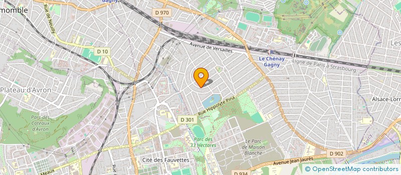 localisation de l'entreprise MONSIEUR ROBIN BOUHAFS à GAGNY