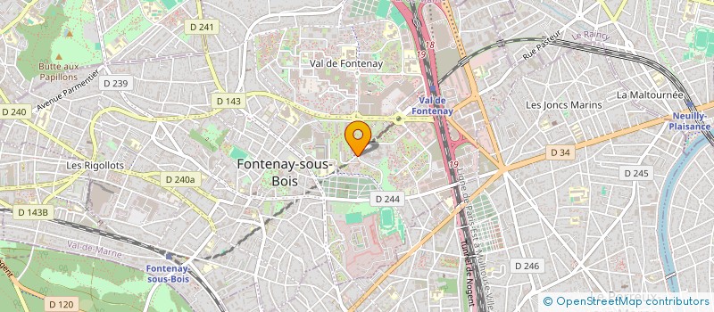 localisation de l'entreprise MONSIEUR ROBIN BOULAY à FONTENAY-SOUS-BOIS