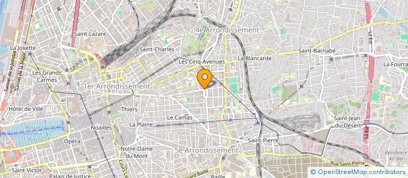 localisation de l'entreprise MONSIEUR ROBIN BOURDIL à MARSEILLE