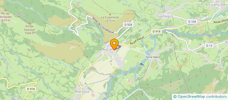 localisation de l'entreprise MONSIEUR ROBIN BOUSQUET  AUCUN