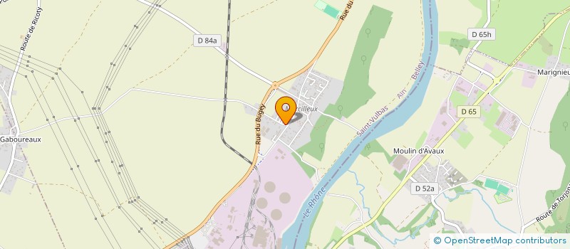 localisation de l'entreprise MONSIEUR ROBIN BRAMAT  SAINT-VULBAS