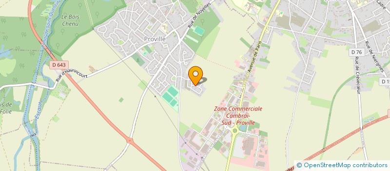 localisation de l'entreprise MONSIEUR ROBIN BREDA  PROVILLE