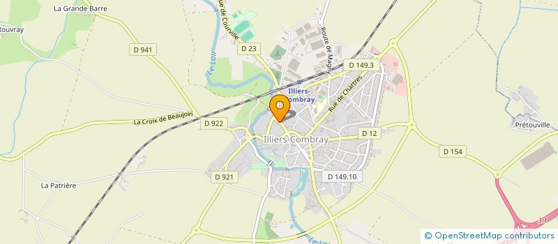localisation de l'entreprise MONSIEUR ROBIN BRILLAUD à ILLIERS-COMBRAY
