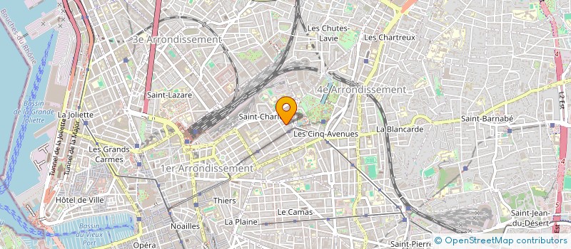 localisation de l'entreprise MONSIEUR ROBIN BROSSARD à MARSEILLE