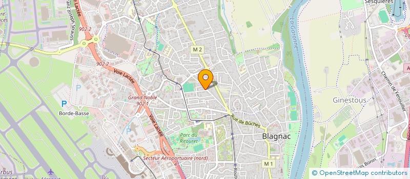 localisation de l'entreprise MONSIEUR ROBIN BRUN  BLAGNAC