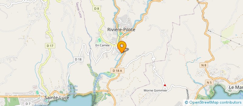 localisation de l'entreprise MONSIEUR ROBIN BRUNEAU  RIVIERE-PILOTE