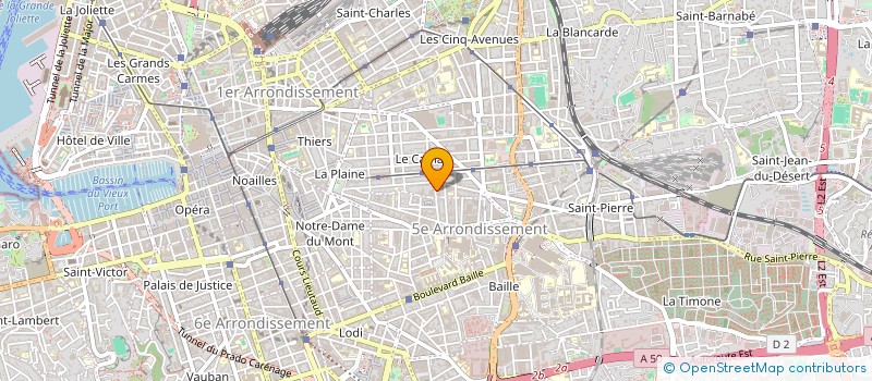 localisation de l'entreprise MONSIEUR ROBIN BRUNEL à MARSEILLE