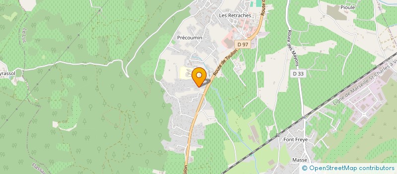 localisation de l'entreprise MONSIEUR ROBIN CAMACHO  LE LUC