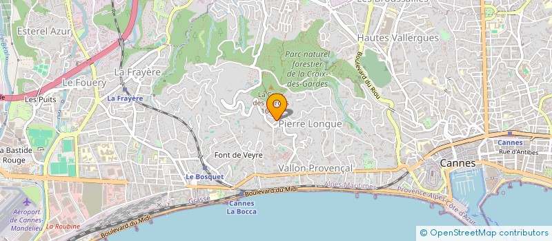 localisation de l'entreprise MONSIEUR ROBIN CAPON-PROST à CANNES