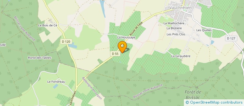 localisation de l'entreprise MONSIEUR ROBIN CARETTE à BRISSAC LOIRE AUBANCE