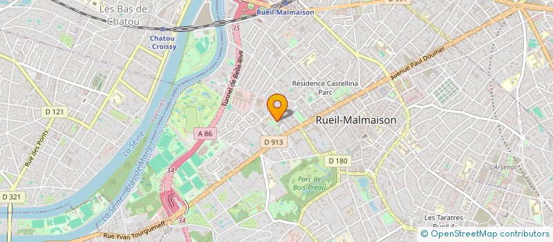localisation de l'entreprise MONSIEUR ROBIN CASSAGNE à RUEIL-MALMAISON