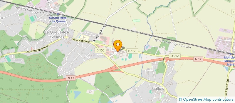 localisation de l'entreprise MONSIEUR ROBIN CASTEL  LA QUEUE-LES-YVELINES